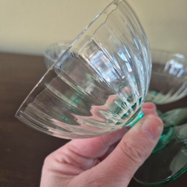 dessertglazen groene voet (4 stuks) - Afbeelding 5