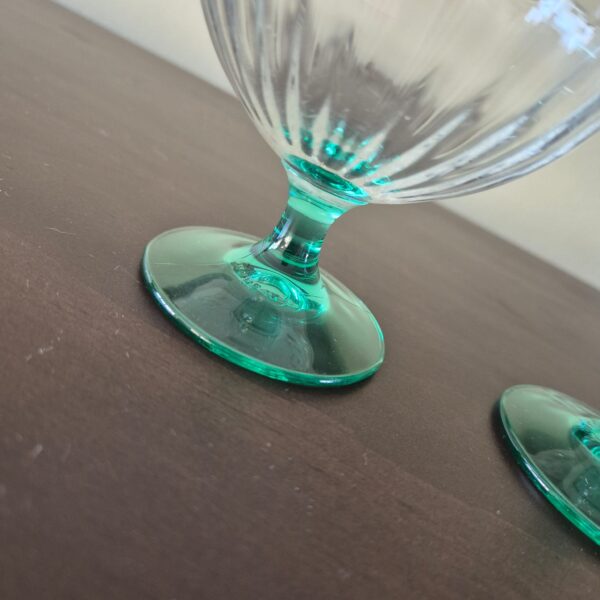 dessertglazen groene voet (4 stuks) - Afbeelding 3